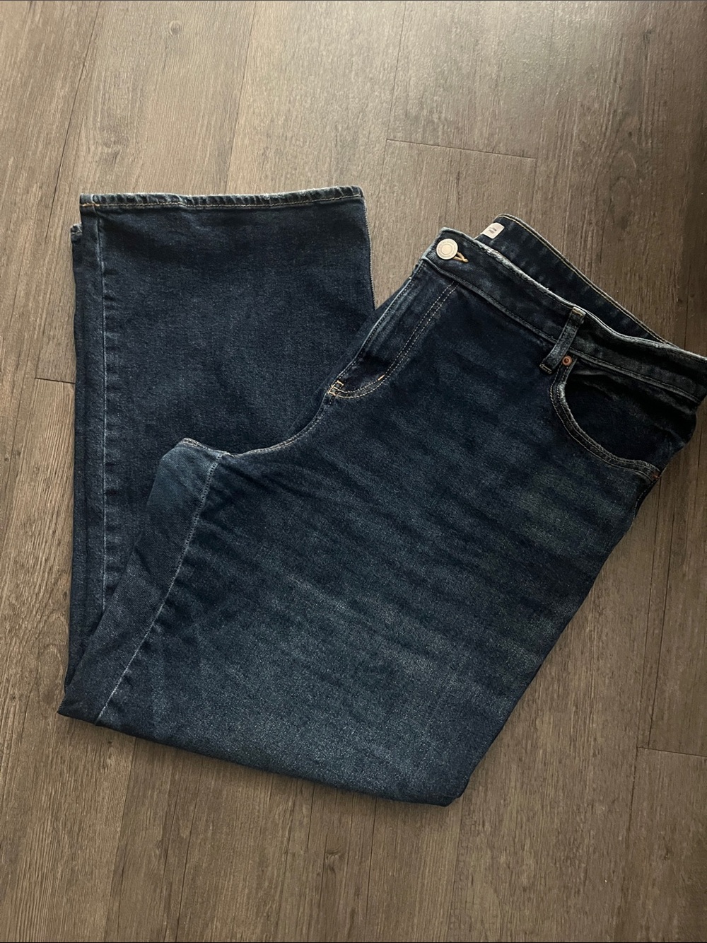 SOHO Dark wash Baggy Low Rise Jeans